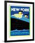 Streamliner NY-Brian James-Framed Art Print