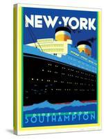 Streamliner NY-Brian James-Stretched Canvas