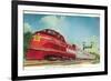 Streamliner, Rock Island Rocket-null-Framed Art Print