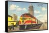 Streamliner Train, Miami, Florida-null-Framed Stretched Canvas