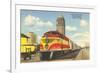 Streamliner Train, Miami, Florida-null-Framed Premium Giclee Print