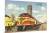 Streamliner Train, Miami, Florida-null-Mounted Premium Giclee Print
