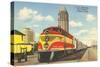 Streamliner Train, Miami, Florida-null-Stretched Canvas