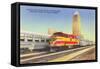 Streamliner Train, Miami, Florida-null-Framed Stretched Canvas