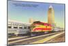 Streamliner Train, Miami, Florida-null-Mounted Art Print