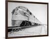 Streamliner Traveling along the Illinois Central Line-null-Framed Photographic Print