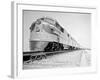 Streamliner Traveling along the Illinois Central Line-null-Framed Photographic Print