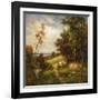 Streamside Trail-Rhes-Framed Art Print