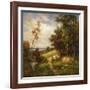 Streamside Trail-Rhes-Framed Art Print