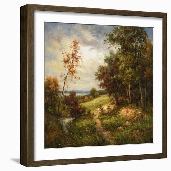 Streamside Trail-null-Framed Premium Giclee Print