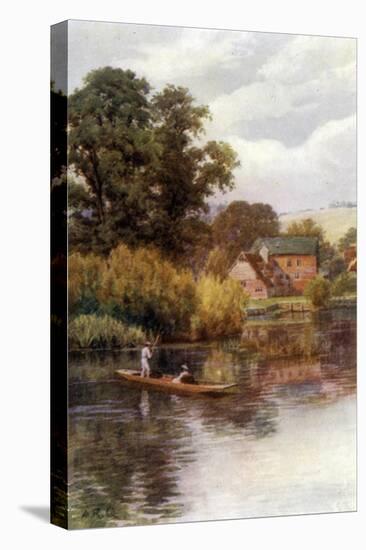 Streatley Mill-Alfred Robert Quinton-Stretched Canvas