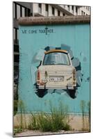 Strecht of the Berlin Wall in Potsdamer Square. Berlin. Germany-null-Mounted Giclee Print