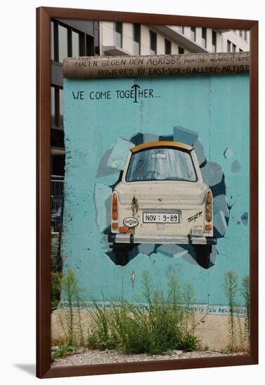 Strecht of the Berlin Wall in Potsdamer Square. Berlin. Germany-null-Framed Giclee Print