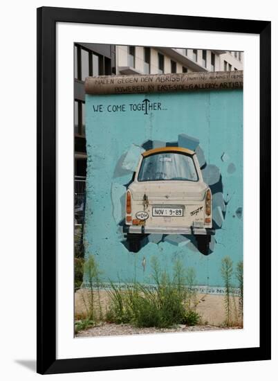 Strecht of the Berlin Wall in Potsdamer Square. Berlin. Germany-null-Framed Giclee Print