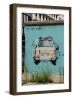 Strecht of the Berlin Wall in Potsdamer Square. Berlin. Germany-null-Framed Giclee Print