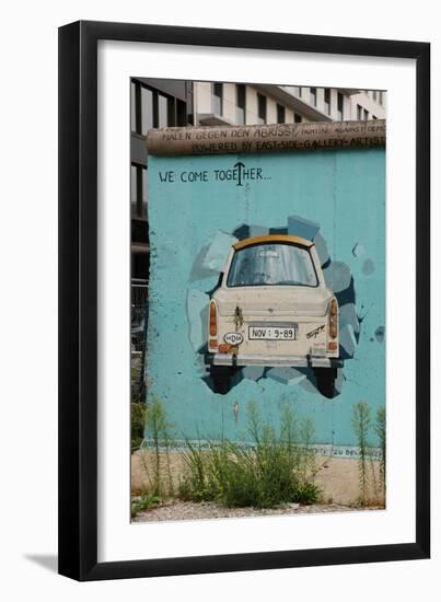 Strecht of the Berlin Wall in Potsdamer Square. Berlin. Germany-null-Framed Giclee Print