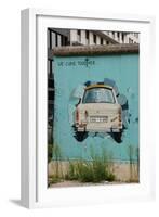 Strecht of the Berlin Wall in Potsdamer Square. Berlin. Germany-null-Framed Giclee Print