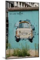 Strecht of the Berlin Wall in Potsdamer Square. Berlin. Germany-null-Mounted Giclee Print