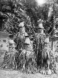 Masks Possessing Magical Qualities, Bismarck Archipelago, Papua New Guinea, 1920-Strecker and Schroder-Framed Stretched Canvas