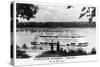 Streckfus Steamer Admiral on the Mississippi-Lantern Press-Stretched Canvas