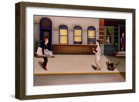Street 2-Caroline Jennings-Framed Giclee Print