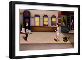 Street 2-Caroline Jennings-Framed Giclee Print