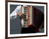 Street Accordionist, Prague, Czech Republic-David Barnes-Framed Photographic Print