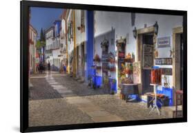 Street Along Obidos, Leiria, Portugal-Julie Eggers-Framed Photographic Print