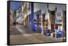 Street Along Obidos, Leiria, Portugal-Julie Eggers-Framed Stretched Canvas