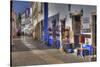 Street Along Obidos, Leiria, Portugal-Julie Eggers-Stretched Canvas