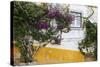 Street Along Obidos, Leiria, Portugal-Julie Eggers-Stretched Canvas