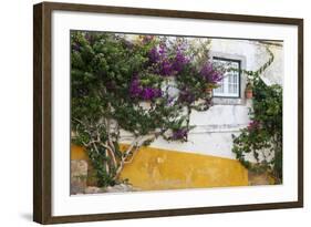 Street Along Obidos, Leiria, Portugal-Julie Eggers-Framed Photographic Print