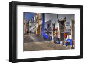 Street Along Obidos, Leiria, Portugal-Julie Eggers-Framed Photographic Print