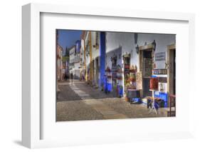 Street Along Obidos, Leiria, Portugal-Julie Eggers-Framed Photographic Print