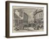 Street and Bazaar in Peshawur-William Carpenter-Framed Giclee Print