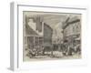 Street and Bazaar in Peshawur-William Carpenter-Framed Giclee Print