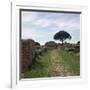 Street and Buildings in the Roman Town of Ostia, 2nd Century-CM Dixon-Framed Photographic Print