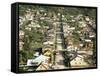 Street and Houses, Puerto Montt, Chile, South America-Nick Wood-Framed Stretched Canvas