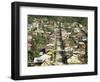 Street and Houses, Puerto Montt, Chile, South America-Nick Wood-Framed Photographic Print