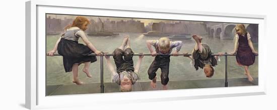 Street Arabs at Play, 1890-Dorothy, Nee Tennant Stanley-Framed Giclee Print