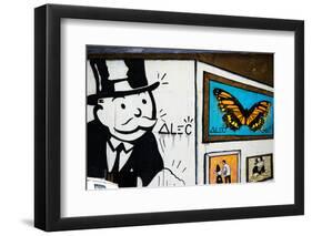 Street Art - Alec - Manhattan - New York - United States-Philippe Hugonnard-Framed Premium Photographic Print