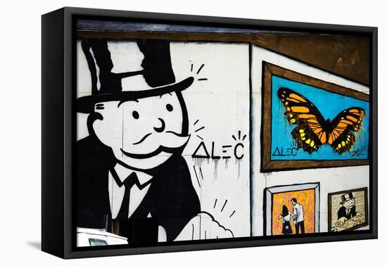 Street Art - Alec - Manhattan - New York - United States-Philippe Hugonnard-Framed Stretched Canvas