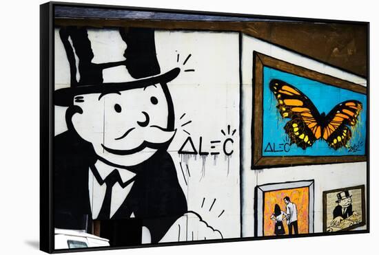 Street Art - Alec - Manhattan - New York - United States-Philippe Hugonnard-Framed Stretched Canvas