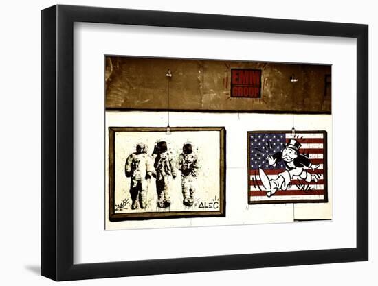 Street Art - Alec - Manhattan - New York - United States-Philippe Hugonnard-Framed Premium Photographic Print