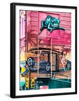 Street Art, Graffiti on the Walls of a Building, Philadelphia, Pennsylvania, United States-Philippe Hugonnard-Framed Premium Photographic Print