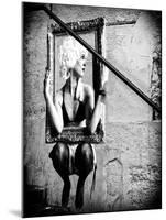 Street Art, Murals Style, French Artist, Paris, France, Black and White Photography-Philippe Hugonnard-Mounted Premium Photographic Print