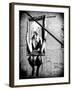 Street Art, Murals Style, French Artist, Paris, France, Black and White Photography-Philippe Hugonnard-Framed Photographic Print