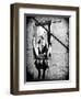 Street Art, Murals Style, French Artist, Paris, France, Black and White Photography-Philippe Hugonnard-Framed Premium Photographic Print