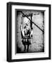 Street Art, Murals Style, French Artist, Paris, France, Black and White Photography-Philippe Hugonnard-Framed Premium Photographic Print