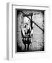 Street Art, Murals Style, French Artist, Paris, France, Black and White Photography-Philippe Hugonnard-Framed Premium Photographic Print